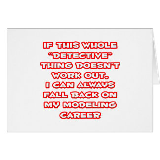 Rechercheur Humor... Modelleercarrière