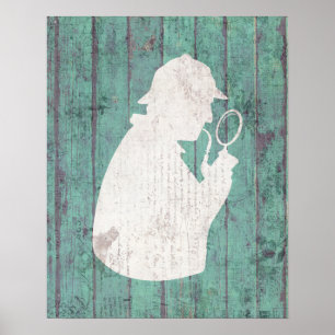 rechercheur - Onderzoeker Poster