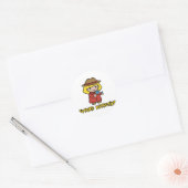 rechercheur ronde sticker (Envelop)