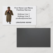 rechercheur visitekaartje (Voorkant / Achterkant)