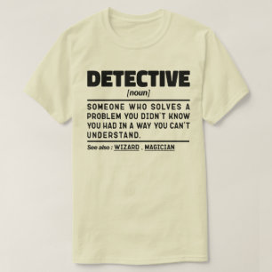 Rechercheur zelfstandig naamwoord opsporingsmedewe t-shirt