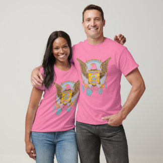 Recht 2 droogstempel t-shirt