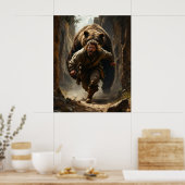 Recht achter je poster (Keuken)