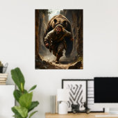 Recht achter je poster (Thuiskantoor)