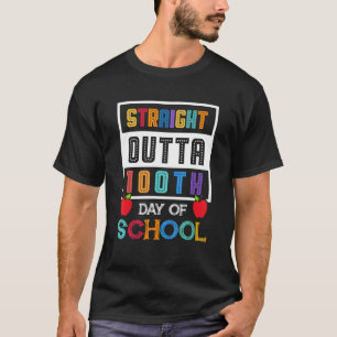 Recht buiten de 100e dag van de leerkracht Kinderg T-shirt