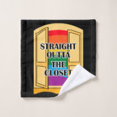 Recht buiten de kast bad handdoek (Wasdoekje)