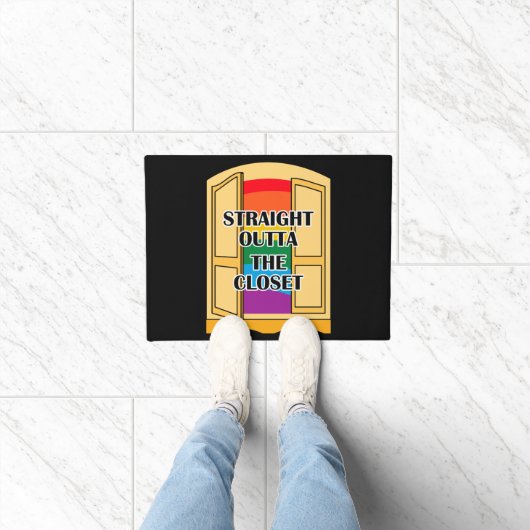 Recht buiten de kast deurmat (Binnen)