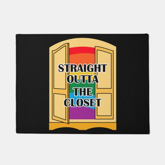 Recht buiten de kast deurmat (Voorkant)