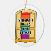 Recht buiten de kast keramisch ornament (Links)