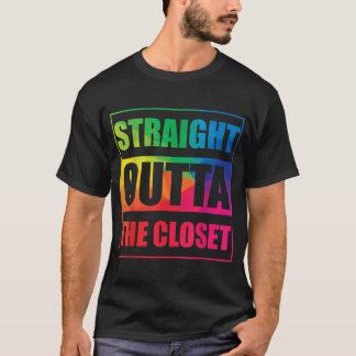 Recht buiten de kast LGBT T-shirt