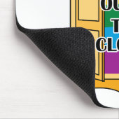 Recht buiten de kast muismat (Hoek)