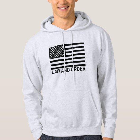 Recht en orde Hoodies - Justitie & Autoriteit Styl (Voorkant)