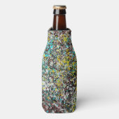 Recht Georiënteerd op Abstracte Kunst Ontwerp Lief Flesjeskoeler (Fles Voorkant)
