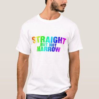 Recht maar niet NARROW T-shirt