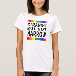Recht maar niet smal T-shirt