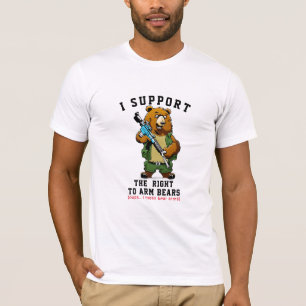 Recht om Beren te bewapenen Funny Pistool Control  T-shirt