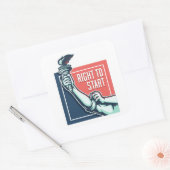 Recht om Sticker te starten (Envelop)