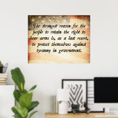 Recht op Beer Poster (Thuiskantoor)