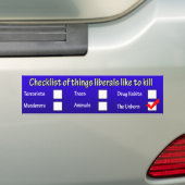 Recht op levenslange Bumpersticker (Op auto)