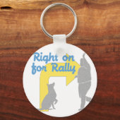 Recht op voor Rally Sleutelhanger (Voorkant)