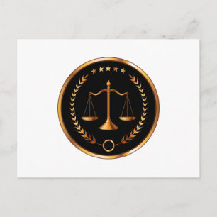 Recht - Schalen van Justitie - Briefkaart - SRF