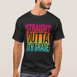 Recht uit 5e klas 5e klas terug naar school t-shirt