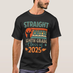 Recht uit 8e klas klasse van 2025 8e klas G T-shirt