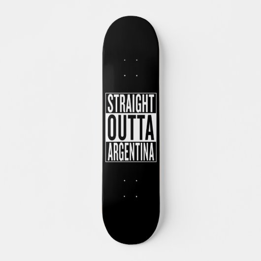 recht uit Argentinië Skateboard (Voorkant)