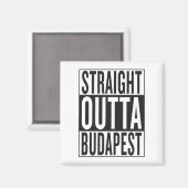 Recht uit Boedapest Magneet (Voorkant / Achterkant)