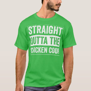 Recht uit de Chicken Coop Achtertuin Kip L T-shirt