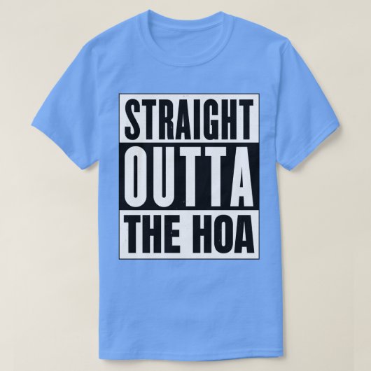 Recht uit de HOA T-shirt (Design voorkant)