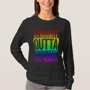 Recht uit de kast T Shirt LGBT Pride Shir