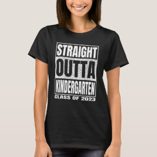 Recht uit de kleuterschool klasse van 2023 Kinder T-shirt