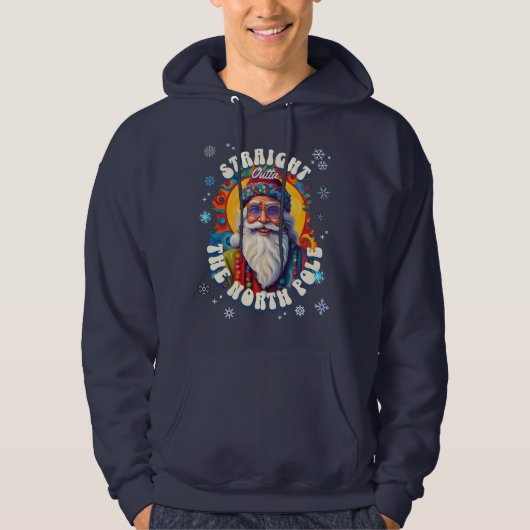 recht uit de noordpool sinterklaas hoodie (Voorkant)