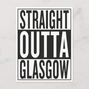 recht uit Glasgow Briefkaart