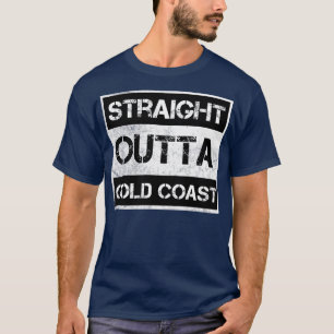 Recht uit Gold Coast Australië Distre T-shirt