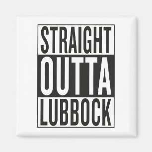 recht uit Lubbock Magneet