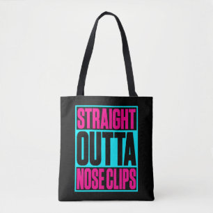 Recht uit neus clips gesynchroniseerd zwemmen draagtas