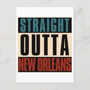 Recht uit New Orleans Louisiana LA Briefkaart