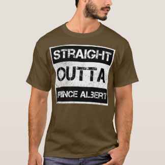 Recht uit Prince Albert National Park Canada T-shirt