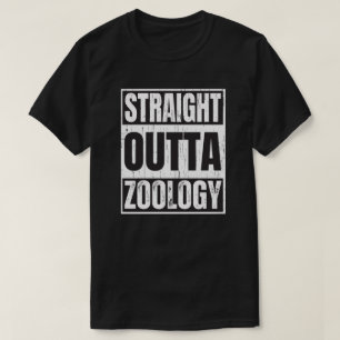 Recht uit Zoology grappig afstuderen onderwijs T-shirt