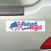 Recht verhoogd extreem - Republikein Bumpersticker (Op auto)