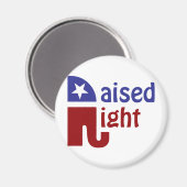 Recht verhoogd magneet (Voorkant / Achterkant)