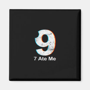 Recht Voor 9 Grappig 7 At 9 Wiskunde Grap 67 Meme Magneet