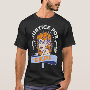 Recht Voor Gingers  Roodharigen Trots T-shirt
