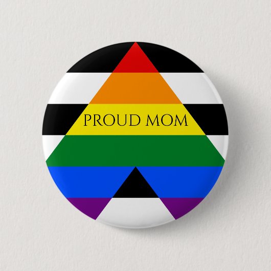 Rechte Ally Pride Button (Voorkant)
