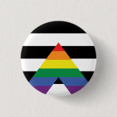 Rechte Ally Pride Flag Button (Voorkant)