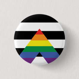 Rechte Ally Pride Flag Button