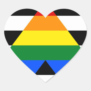 Rechte Ally Pride Hart Sticker