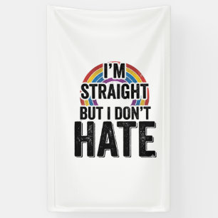 Rechte Bondgenoot Regenboog Vintage Typografie Shi Spandoek